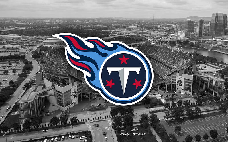 Tennessee Titans, Nissan Stadium, American football team, Tennessee Titans logo, emblem, Tennessee Titans Stadium, American football stadium, NFL, American football, Nashville, Tennessee, USA, HD wallpaper