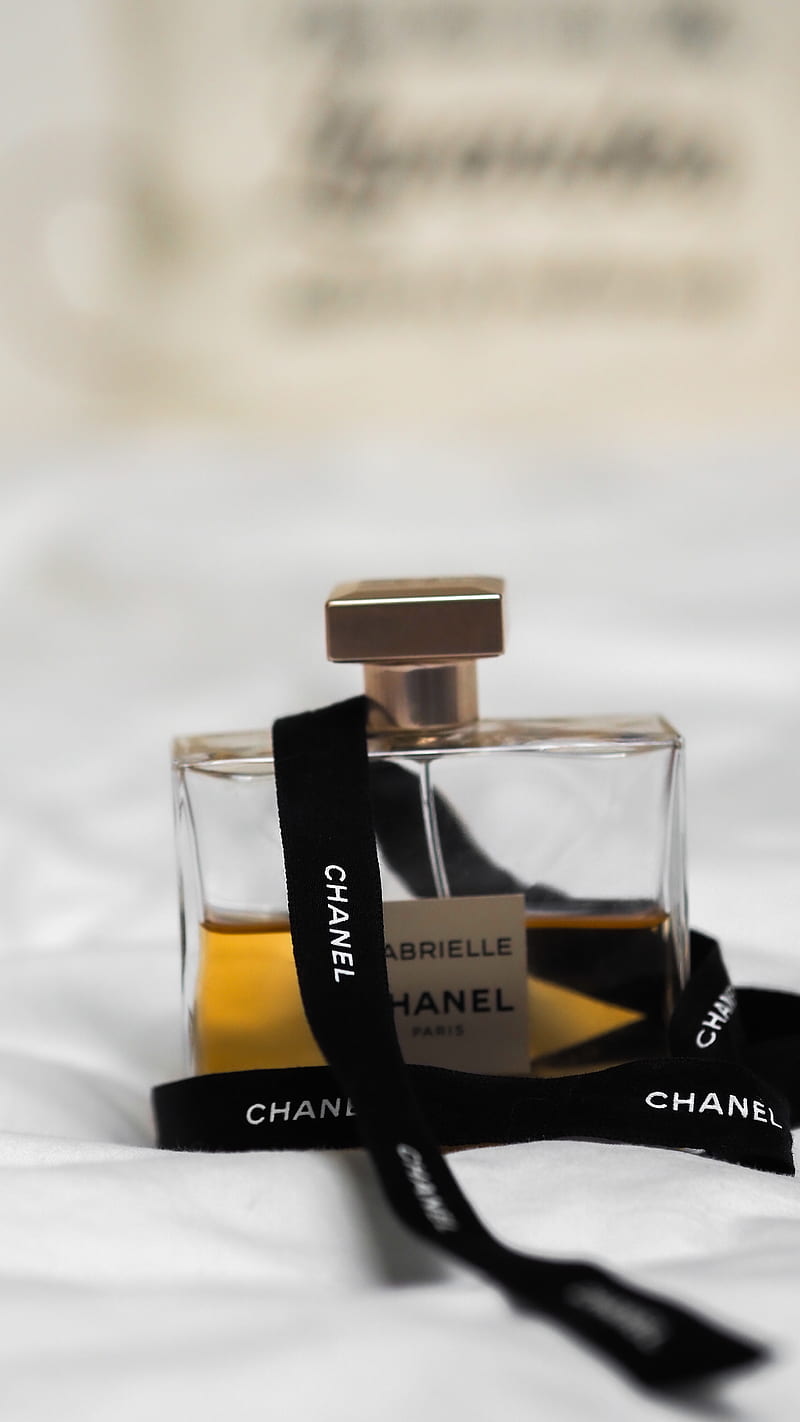 black and gold perfume bottle, HD phone wallpaper