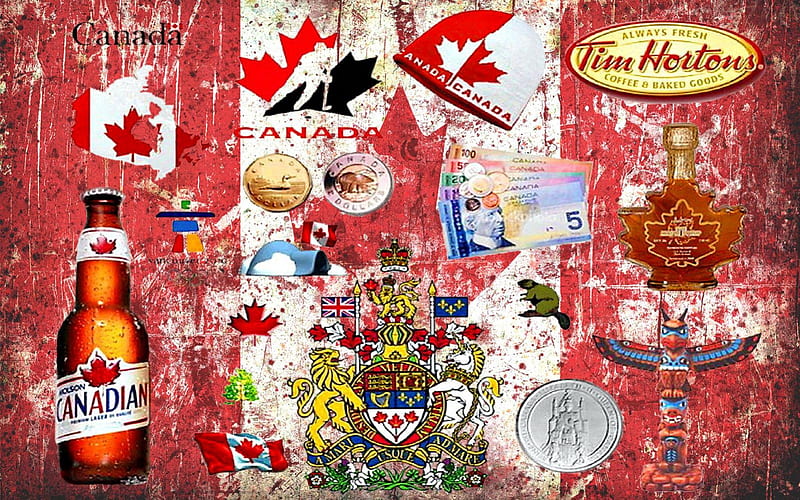 I AM CANADIAN, Maple Leaf, Flag, Canada, Symbols, HD wallpaper