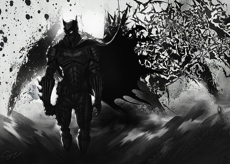 The Batman Artwork 2020 , batman, superheroes, artwork, artist, artstation, HD wallpaper