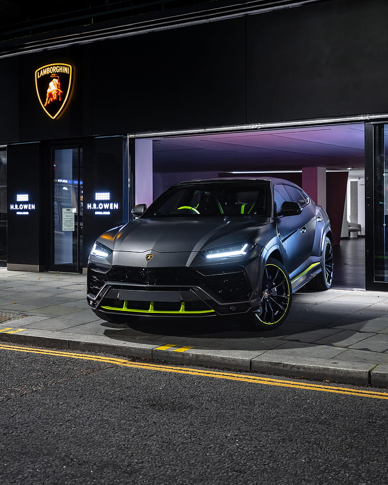 Lamborghini Urus Graphite Capsule, luxury sport car, 2022, HD phone wallpaper