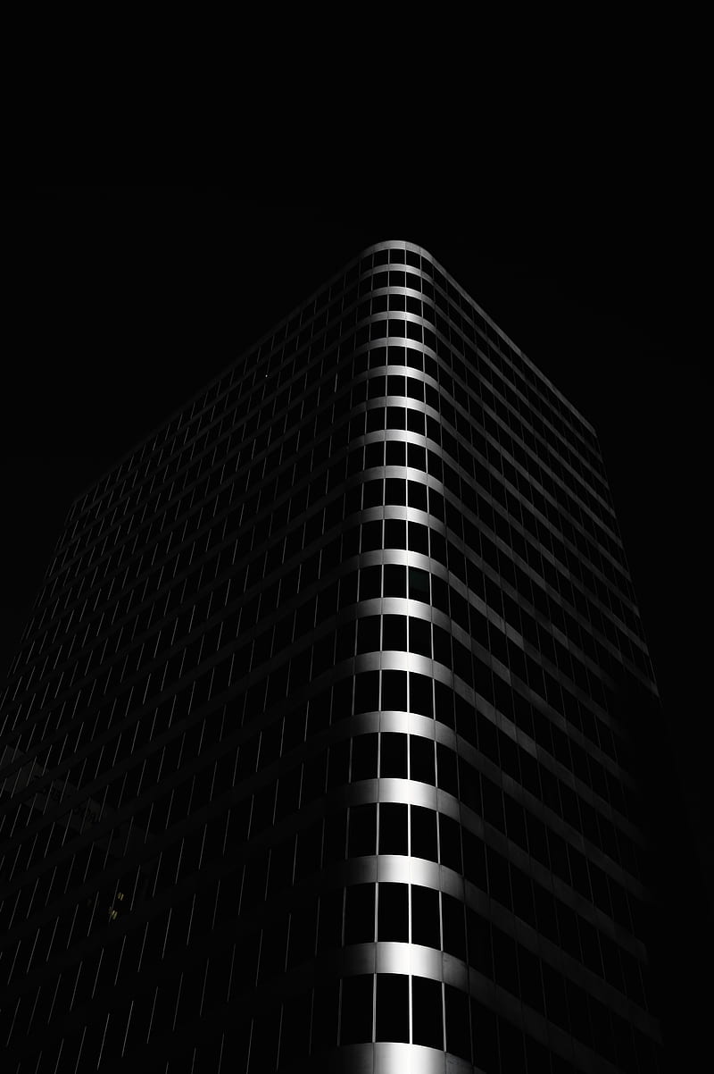 Building, architecture, black, dark, HD phone wallpaper | Peakpx