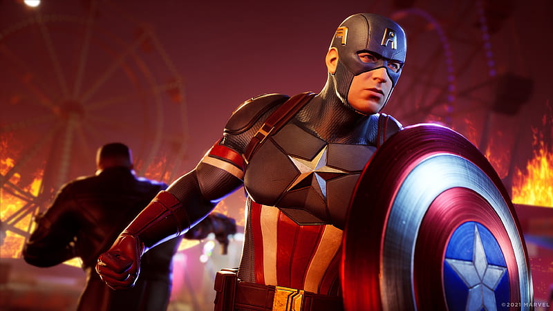 Marvel's Midnight Suns Captain America, HD wallpaper