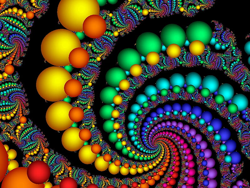 MASS EXPLOSION, COLOURFUL, FRACTAL, ABSTRACT, HD wallpaper