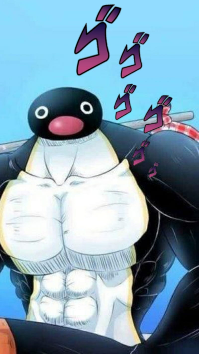 Menacing Pingu Jojo Hd Phone Wallpaper Peakpx