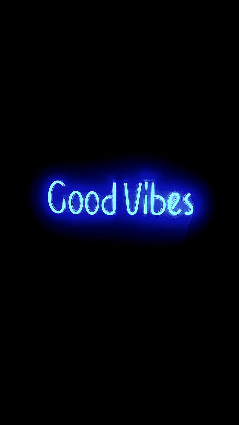 Vibes, blue, good, good vibes, mood, vibe, HD phone wallpaper