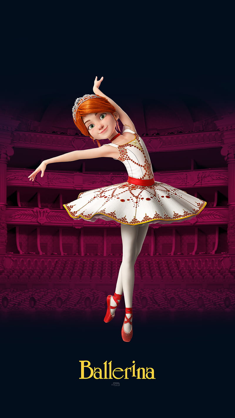 Bailarina roja, dibujos animados, ballet, niña, niños, película, danza,  Fondo de pantalla de teléfono HD | Peakpx