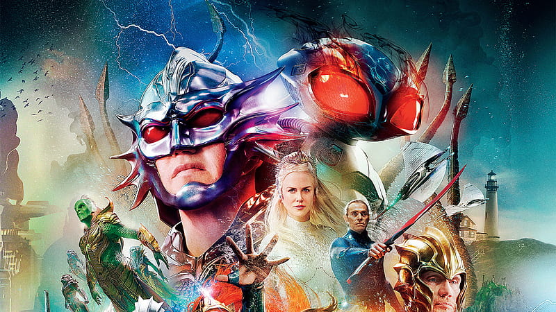 Aquaman Movie 2018 Poster, black-manta, aquaman-movie, aquaman, movies, 2018-movies, poster, HD wallpaper