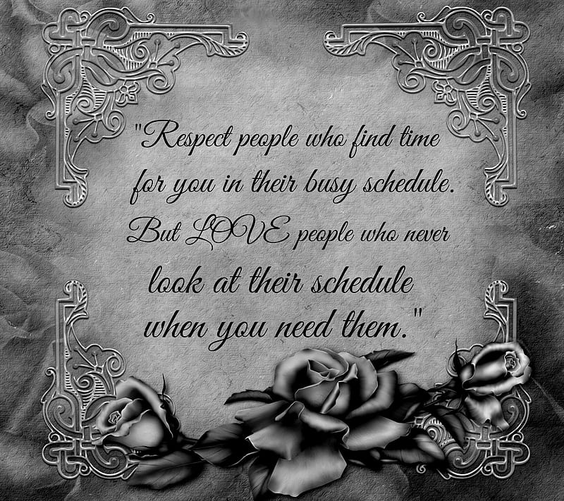 Respect, love, respect people, text quote, time schedule, HD wallpaper