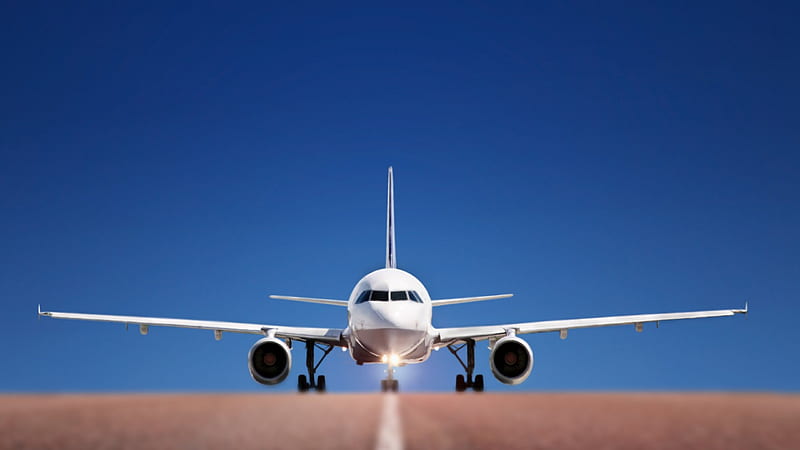 Take-off, aircraft, airfield, entertainment, commercial, other, HD wallpaper