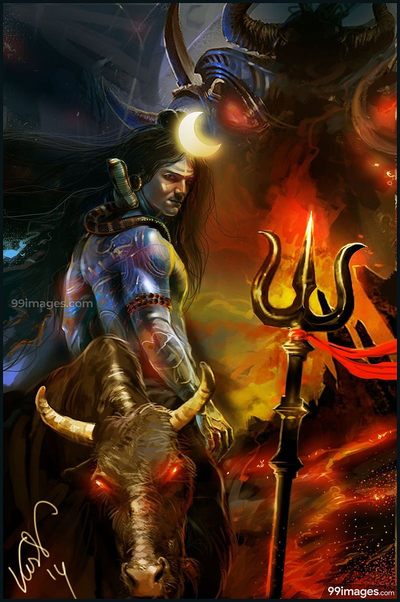 Mahadev , god, mahakal, om, shiv, HD phone wallpaper