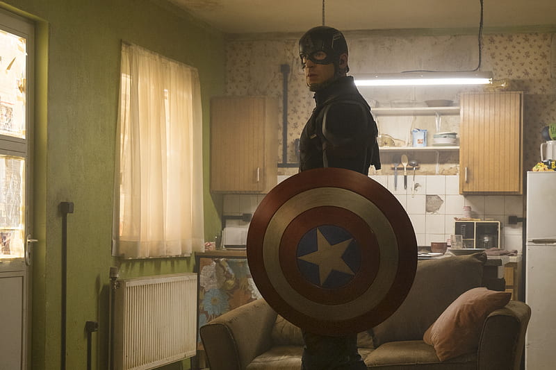 Captain America In Captain America Civil War, captain-america-civil-war, movies, super-heroes, 2016-movies, HD wallpaper