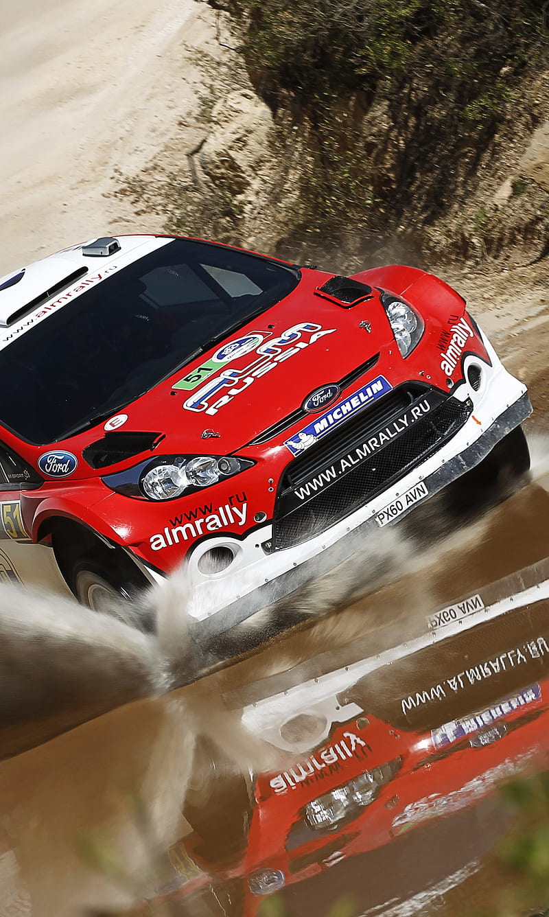 Rally Car, automobile, ford, motorsports, vehicle, HD phone wallpaper