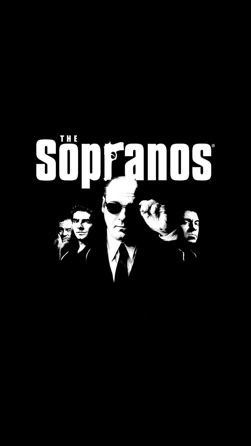 The Sopranos Minimal, dark, gangster, mafia, minimal, mob, sopranos, tv show, HD phone wallpaper