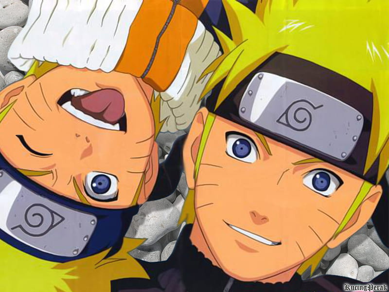 Yung and Older Naruto's, comedy, romance, action, adventure, HD wallpaper