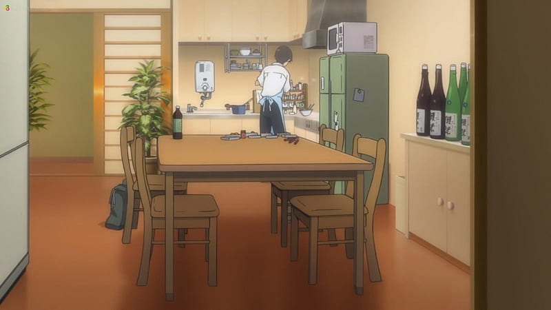 Kitchen, pretty, house, guy, cooking, home, bonito, sweet, nice, shinji,  anime, HD wallpaper | Peakpx