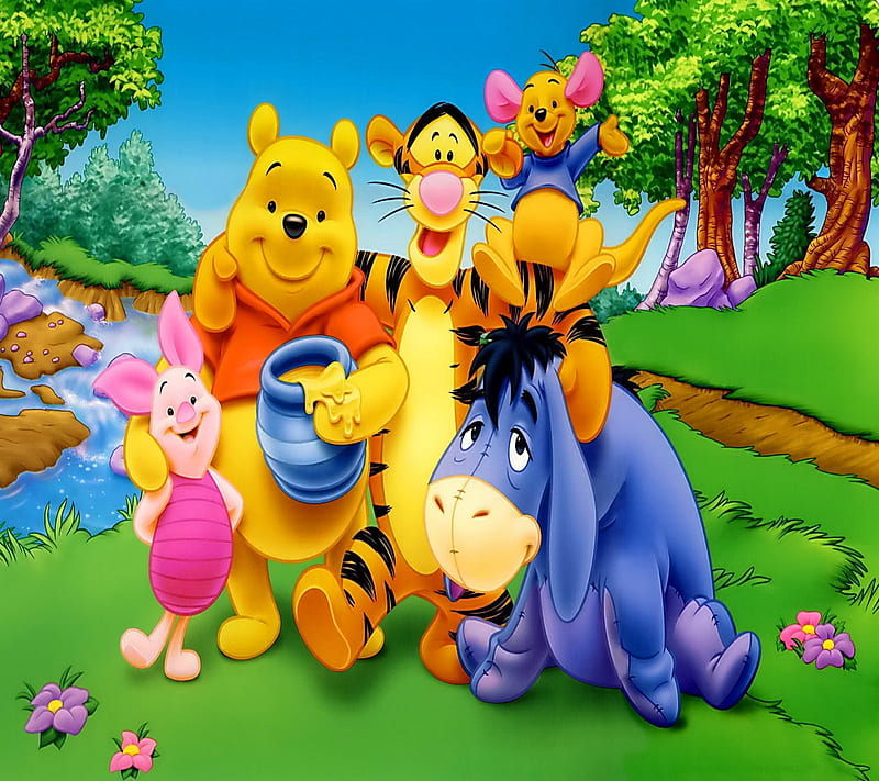 Pooh And Friends, winnie, HD wallpaper