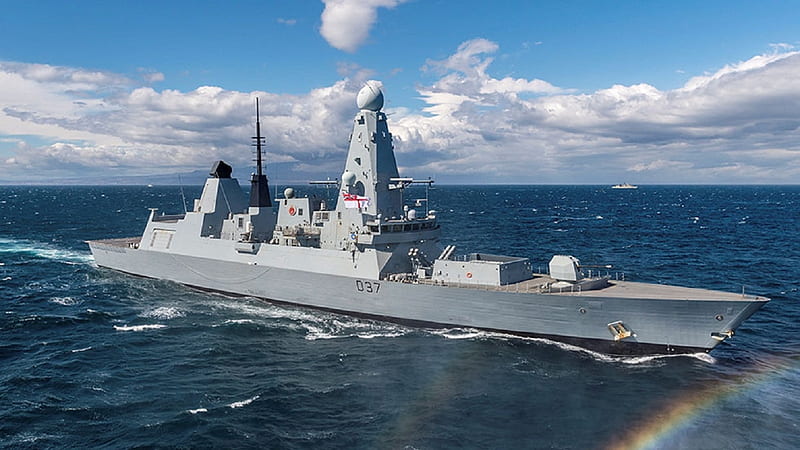 WORLD OF WARSHIPS HMS DUNCAN TYPE 45 AIR DEFENCE DESTROYER, 191 crew up to 285, speed 32 kts, 500 ft long, 8700 to 9400 tons, HD wallpaper