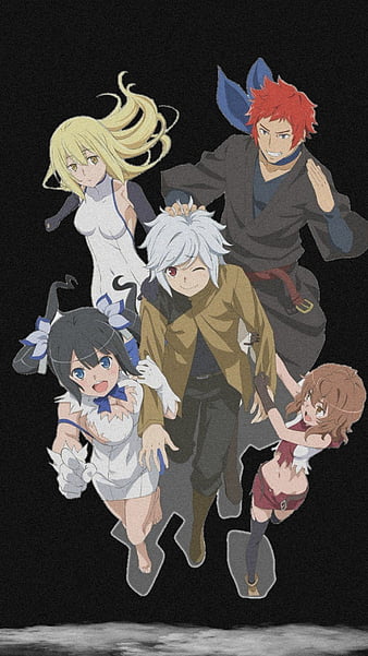 Danmachi hestia anime manga hd impressão cartaz de parede rolo