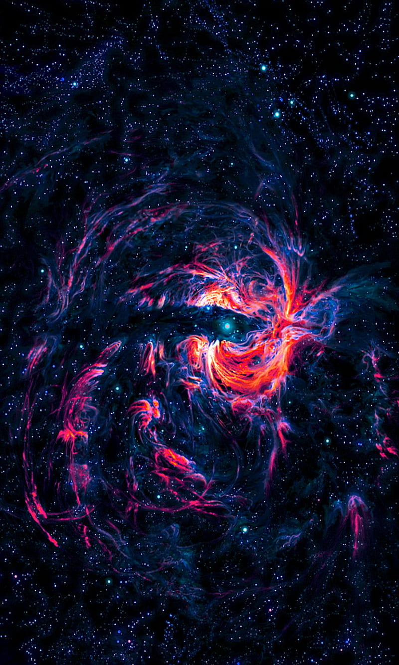 Hurricane Nebula, hurricane, nebula, sky, stars, HD phone wallpaper ...