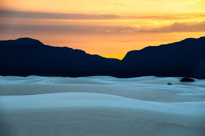White Sands National Monument New Mexico , sand, nature, behance, HD wallpaper