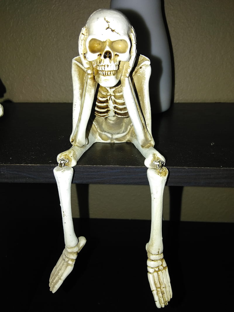 Ugh, bones, skeleton, HD phone wallpaper