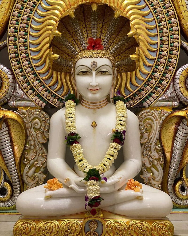 Divine Mahavir Swami . Mahavir Swami, Jain God, HD phone wallpaper ...