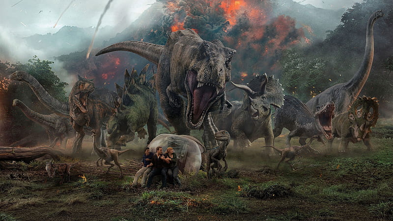 Jurassic Park, Jurassic World: Fallen Kingdom, HD wallpaper
