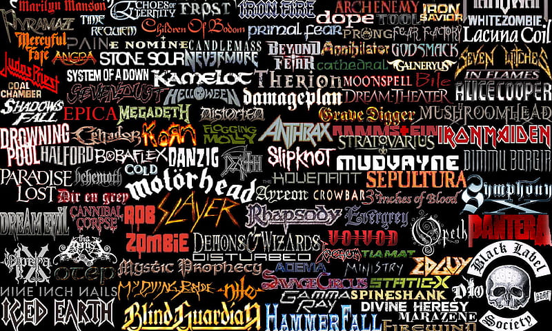 Bandas de heavy metal, Fondo de pantalla HD | Peakpx