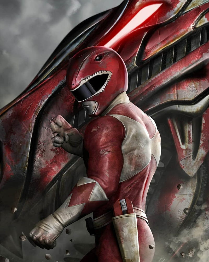 Red Power Ranger, justin, HD phone wallpaper