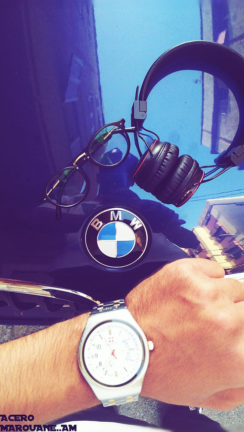 BMW X3, music, ray ban, swatch, watch, HD phone wallpaper