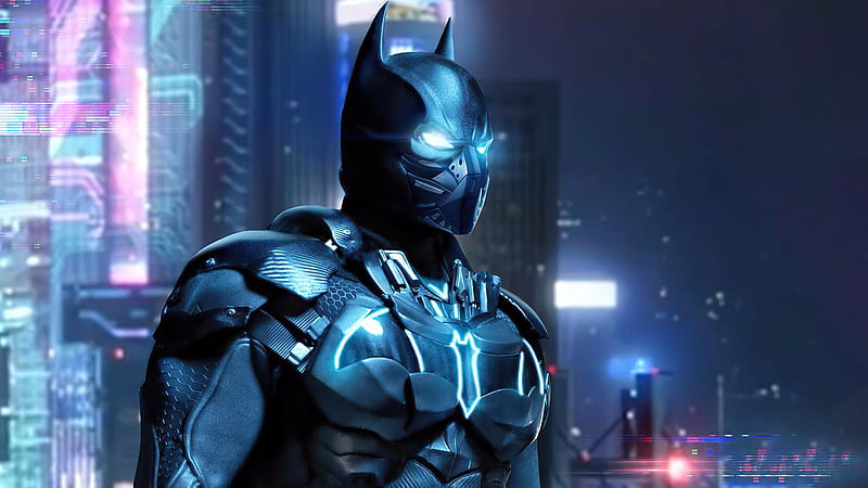 Batman Cyber Suit , batman, cyberpunk, superheroes, artist, artwork, digital-art, HD wallpaper