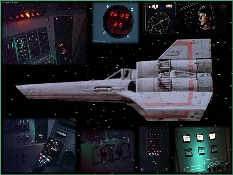 Recon Viper One, the long patrol, classic bsg, recon viper, viper cockpit, galactica 1978, bsg, colonial viper, HD wallpaper