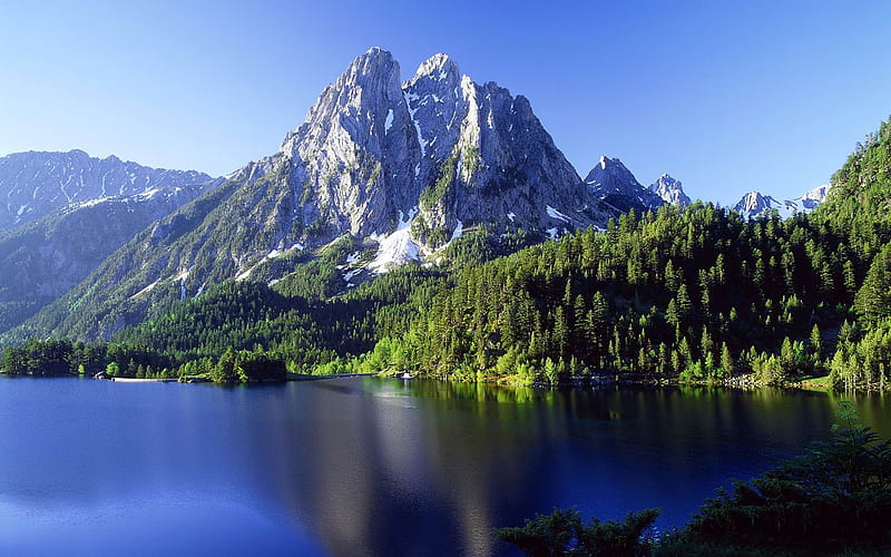 spain mountain-Beautiful mountain scenery, HD wallpaper