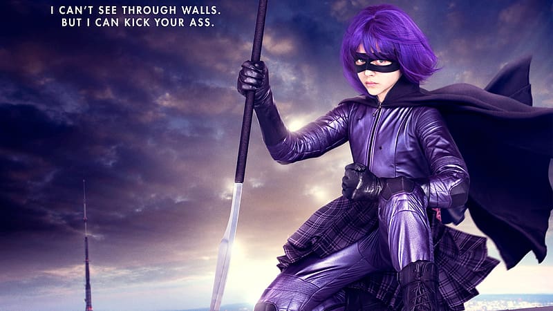Purple, Movie, Kick Ass, Chloë Grace Moretz, Hit Girl (Kick Ass), HD wallpaper