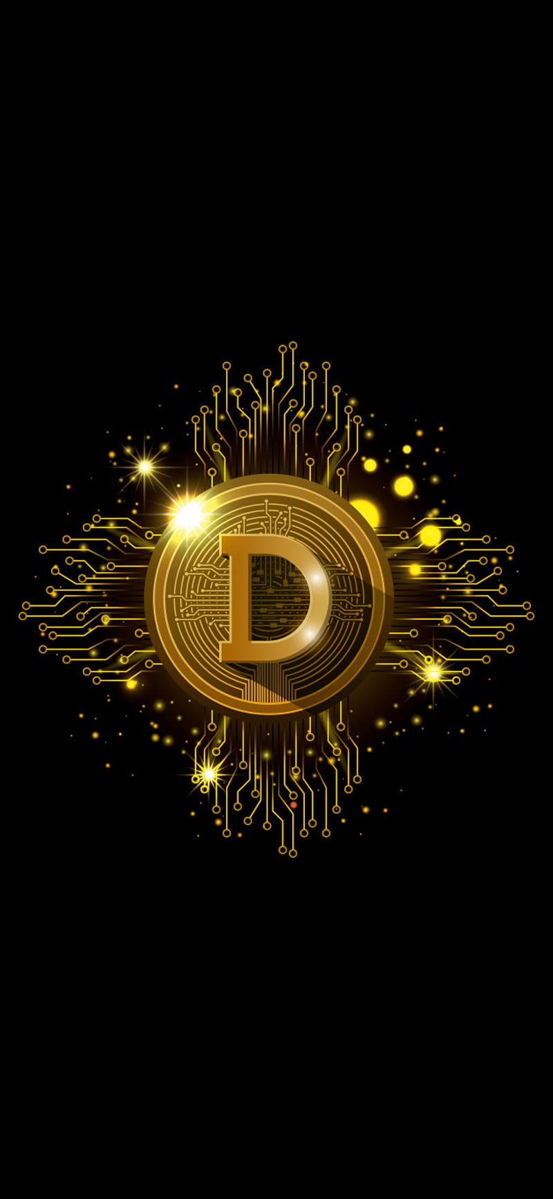 Dogecoin Crypto, 2021, 2022, bitcoin, crypto, dogecoin, elon musk, ethereum, gold, moon, HD phone wallpaper