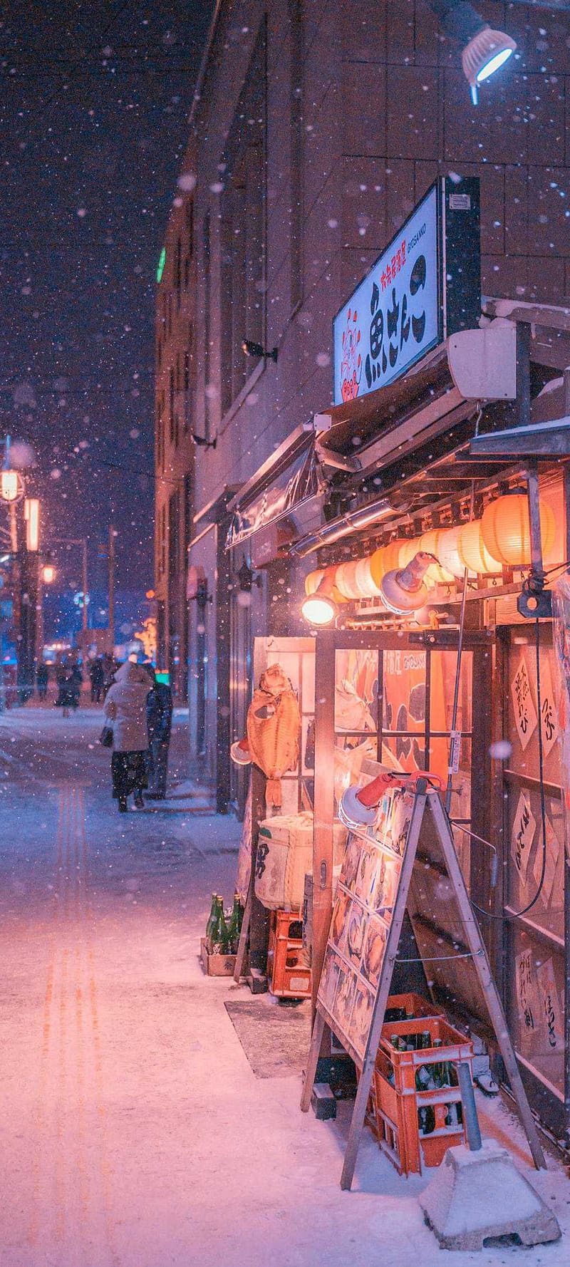urban, snow, Japan., 1080x2400 Japan, HD phone wallpaper