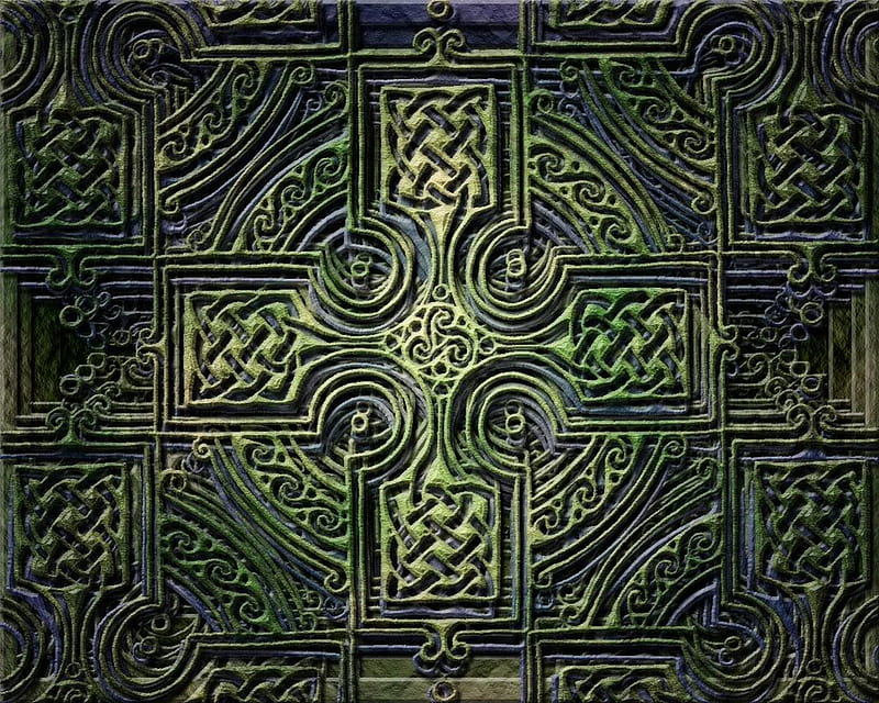celtic cross, awesome, cross, celtic, knot, HD wallpaper