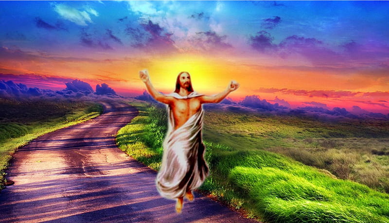 Jesus alives, risen, christ, jesus, life, love, resurrection, god, HD wallpaper