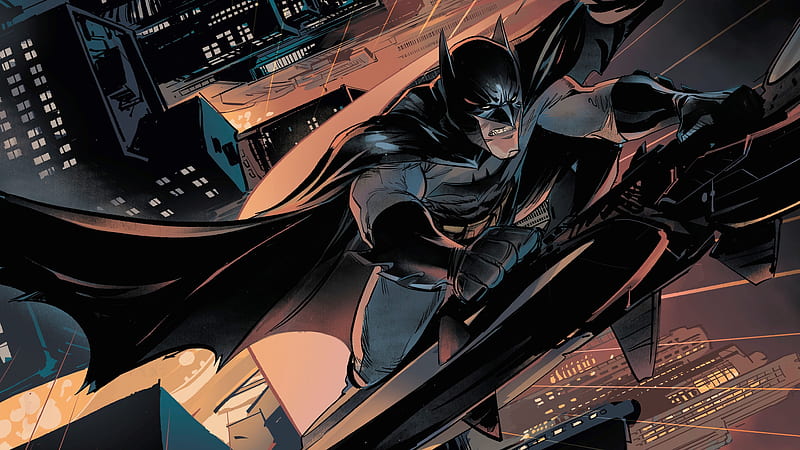 batman, dc universe, comics, artwork, Movies, HD wallpaper