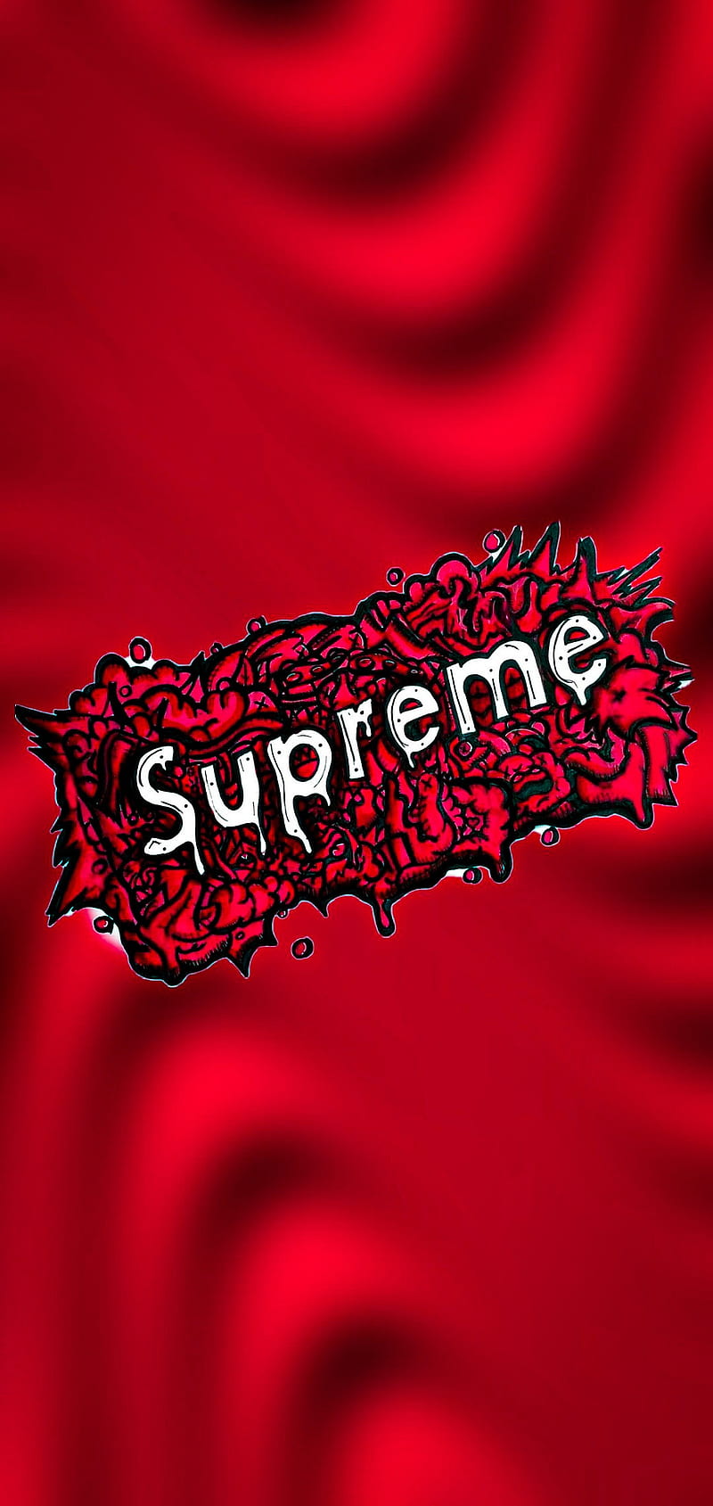 Supreme brand , logo, love, money, red, HD phone wallpaper