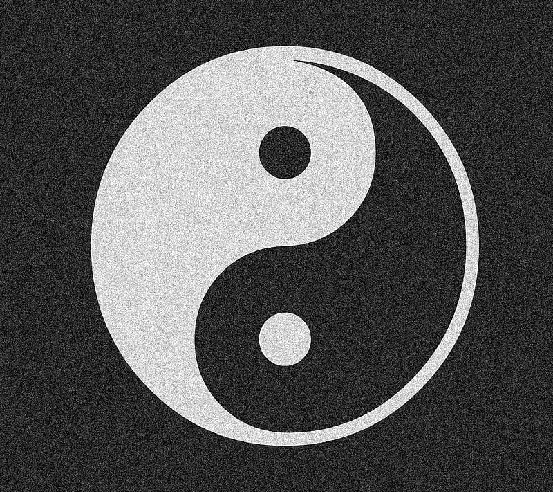 yin yang sign 1, black, clear, dark, spirit, white, yang, yin, HD wallpaper