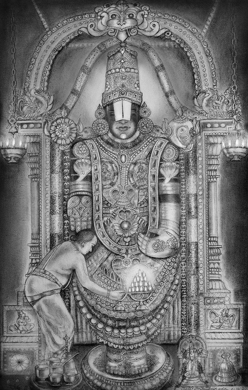 Venkataramana balaji, god, govinda, HD phone wallpaper
