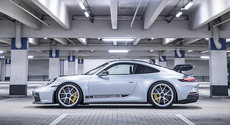 2022 Porsche 911 GT3 (Color: Dolomite Silver Metallic) - Side , car, HD wallpaper