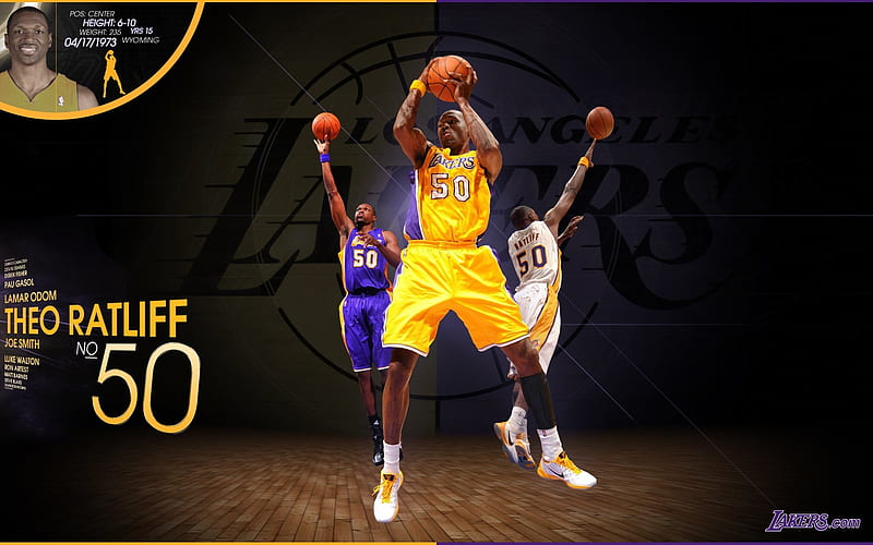2010-11 season NBA Los Angeles Lakers theo ratliff, HD wallpaper