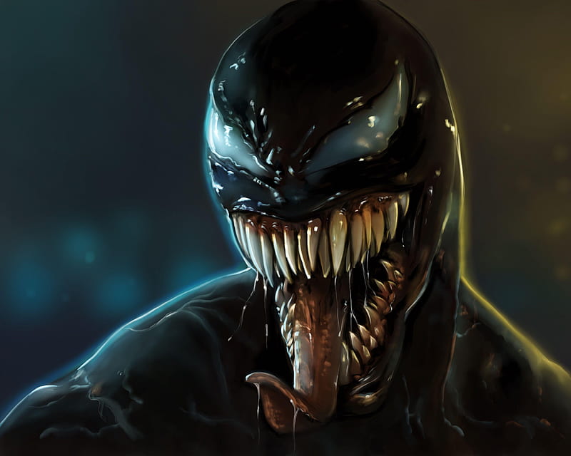Venom Digital Arts, venom, artwork, artist, digital-art, superheroes, supervillain, HD wallpaper
