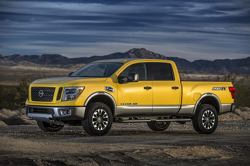 Nissan Titan XD, 2016 nissan titan pickup, car, HD wallpaper