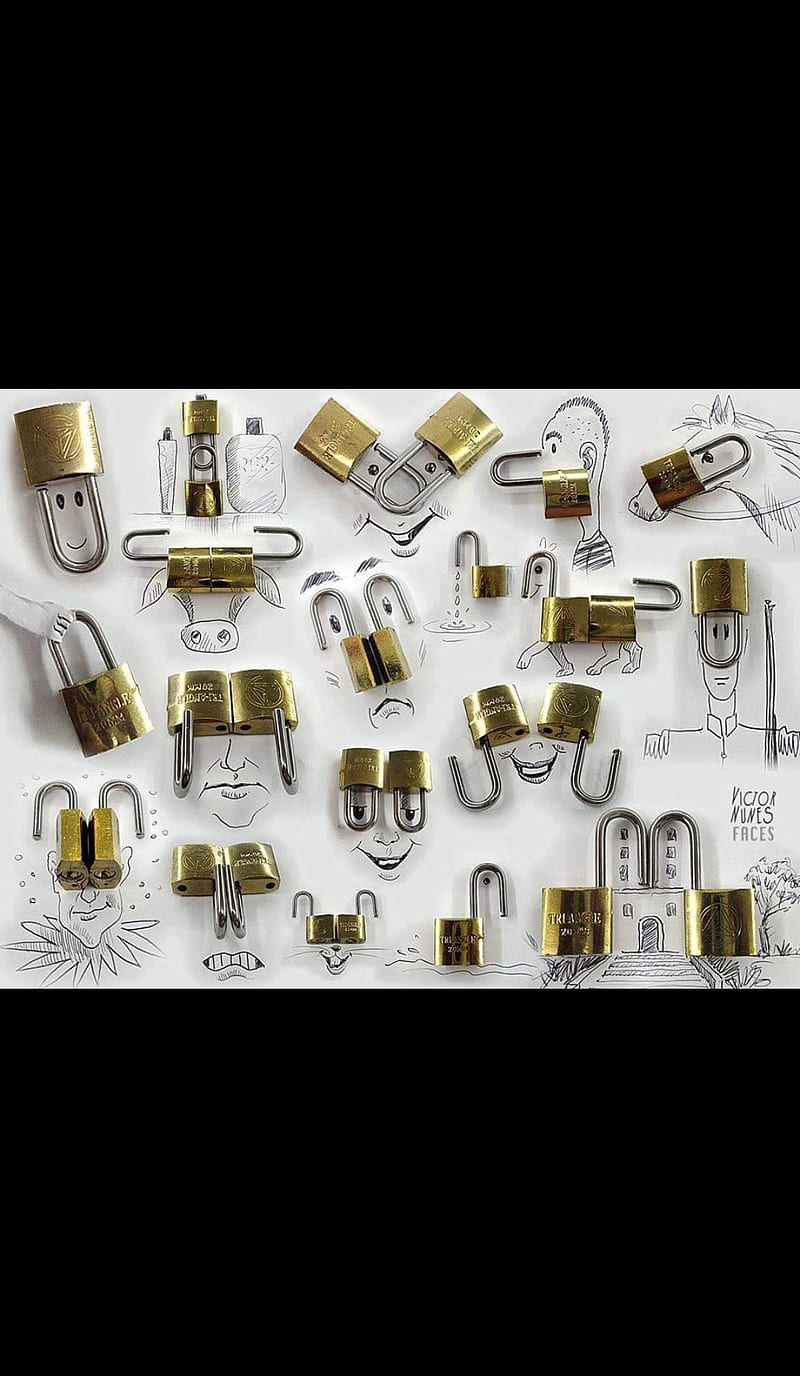 locks, funny, key, lock, HD phone wallpaper