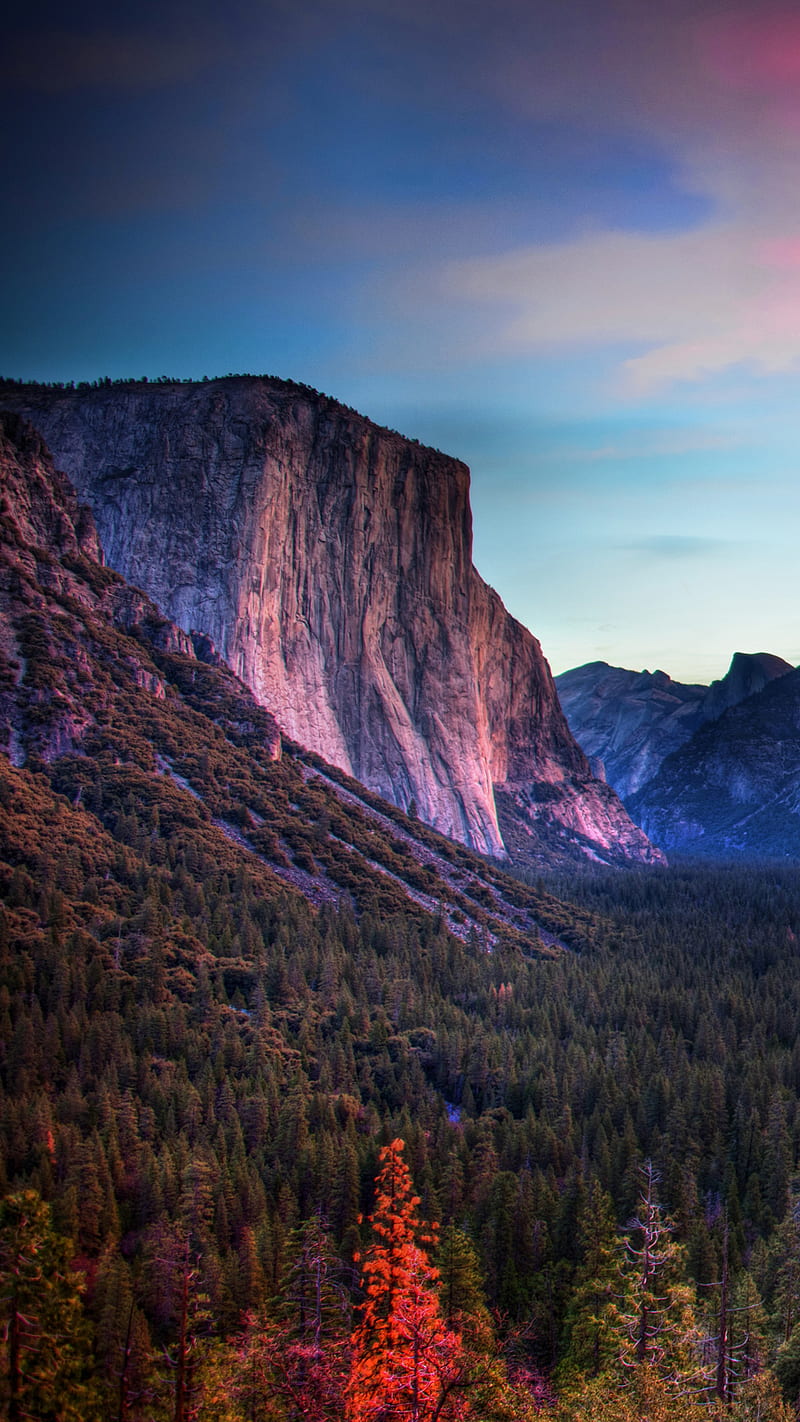 The Yosemite Valley, apple ios yosemite, nature, usa, yosemite valley, HD phone wallpaper