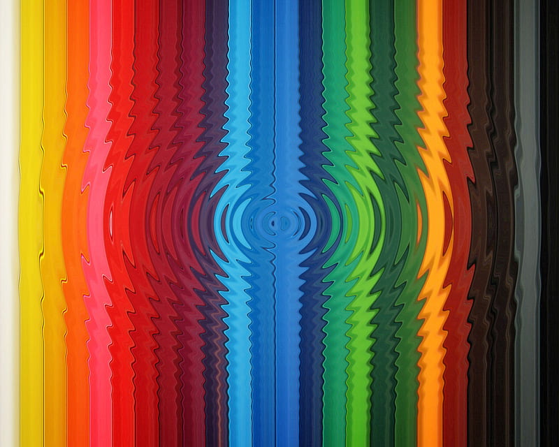 Zigzag, abs, background, colorful, palette, waves, HD wallpaper